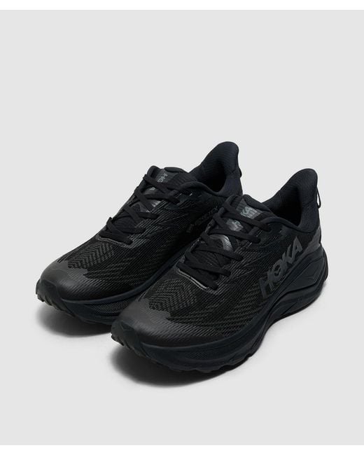 Hoka One One Black Challenger 8 Gore-Tex Sneaker Carbon for men
