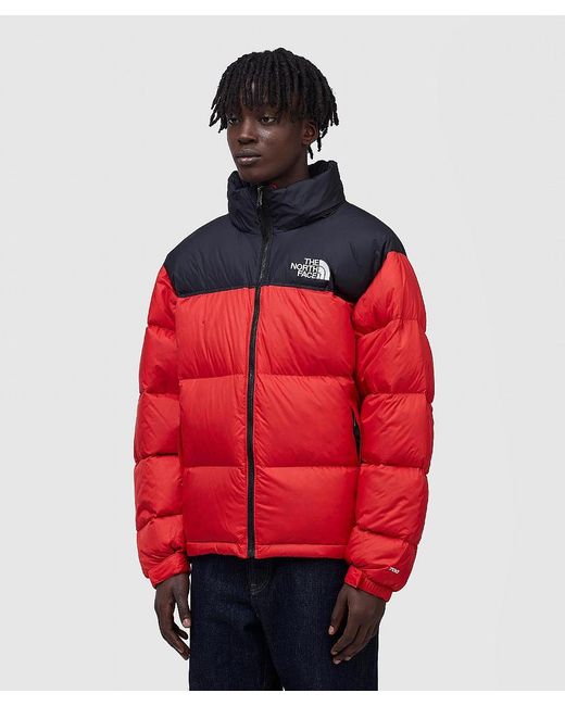 north face red padded jacket
