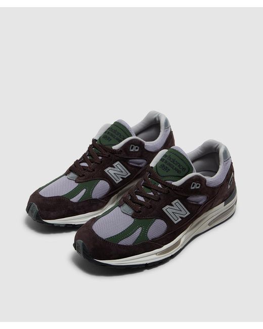 New Balance Black Miuk 991V2 Sneaker for men