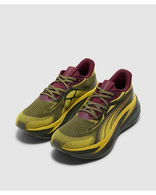 PUMA Yellow Magmax Nitro 2 Sneaker (Fresh Pear-Dark for men