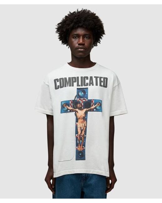 SAINT Mxxxxxx White Complicated T-shirt for men