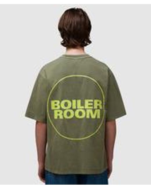 BOILER ROOM Green Core T-shirt for men