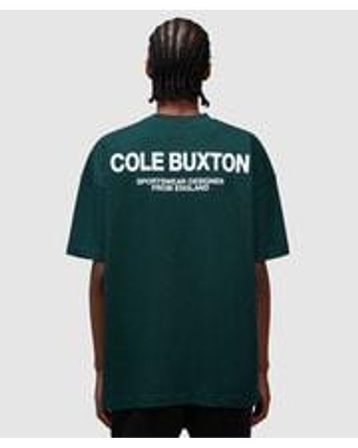 Cole Buxton Green Sportswear T-shirt for men