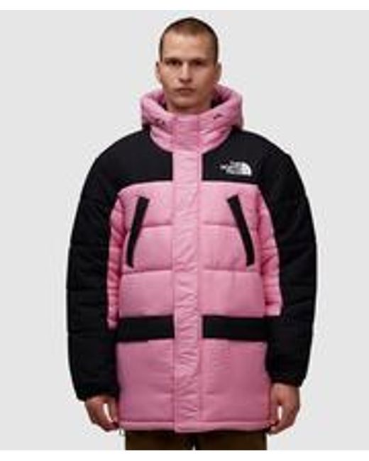 The North Face Pink Himalayan Insulated Parka Jacket for men