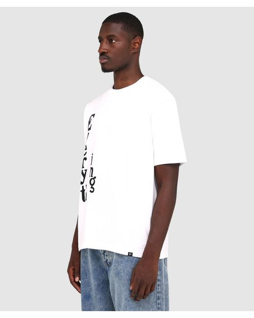 Parra White Everything T-Shirt for men