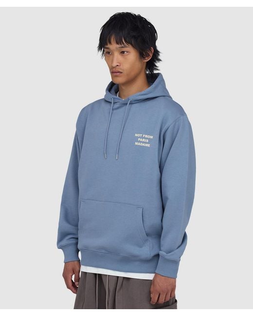 Drole de Monsieur Blue Slogan Hoodie (Antlantic for men