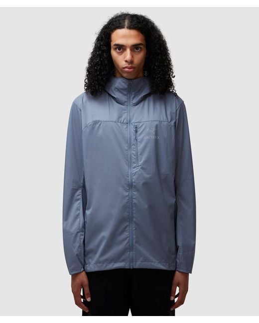 Arc'teryx Blue Squamish Hooded Jacket for men