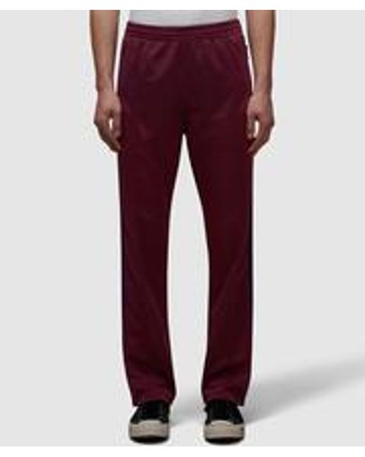 Needles Red Poly Smooth Narrow Track Pant for men