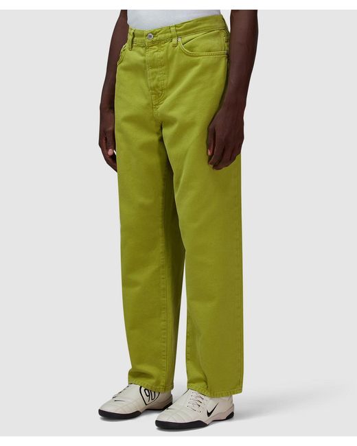 Stussy Canvas Washed Big Ol Jean (Cactus in Green for Men | Lyst