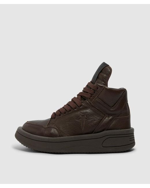 Rick Owens Leather X Converse Turbowpn Sneaker in Clay (Natural) for