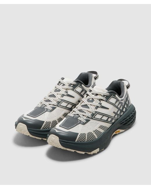Hoka One One Green Speedgoat 2 Sneaker (Alabaster Outer Orbit for men