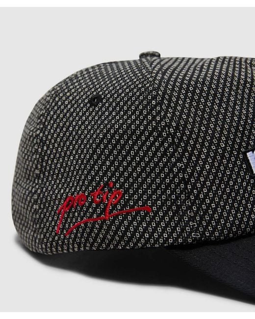 Metalwood Black Pro Tip Snapback Cap