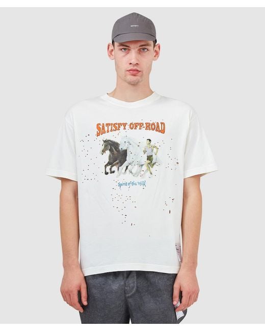 Satisfy White Mothtech Liquid T-Shirt (Off