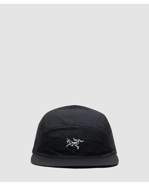 Arc'teryx Black Aerios 5 Panel Cap