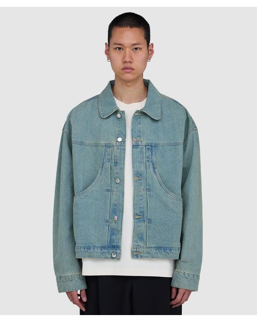 About Blank Blue Denim Jacket (Murky Wash for men