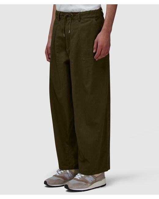 FRIZMWORKS Green Twill Balloon Pant for men