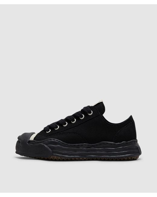 Maison Mihara Yasuhiro Black Hank Low Og Canvas Sneaker