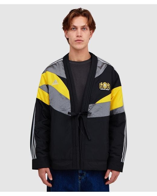 adidas X Brain Dead Noragi Track Jacket in Blue for Men | Lyst