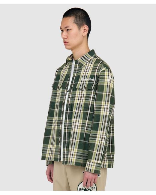 Human Made Green Check Shirt for men