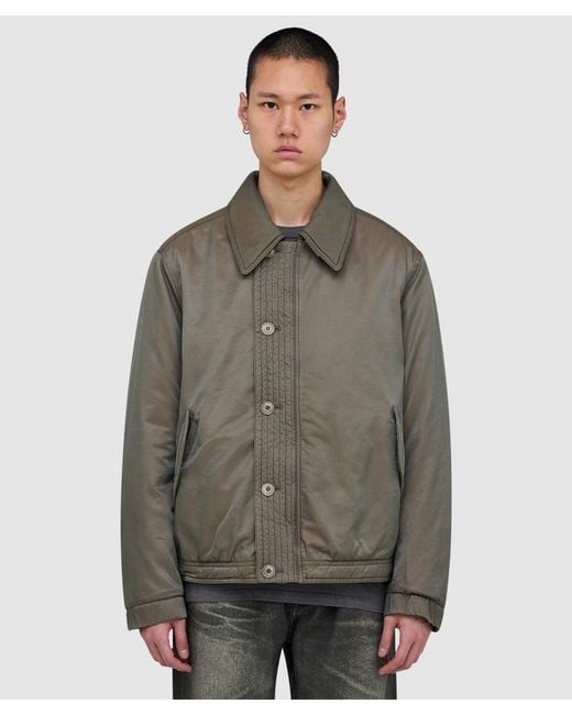 Our Legacy Brown Auto Jacket (Taupe Smoke Twinshade Twill for men