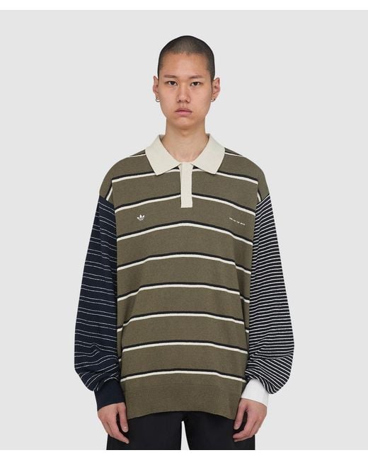 Adidas Green X Song For The Mute Adi007 Long Sleeve T-Shirt Strata/Alumina for men
