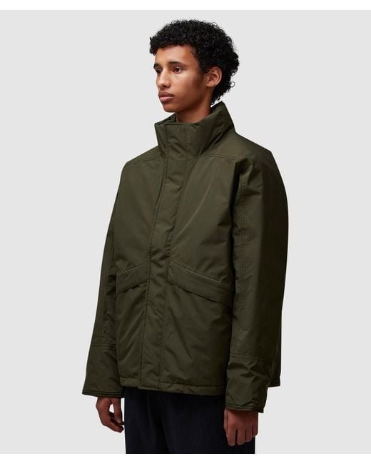 Nanamica Green Technical Gore-Tex Down Parka for men