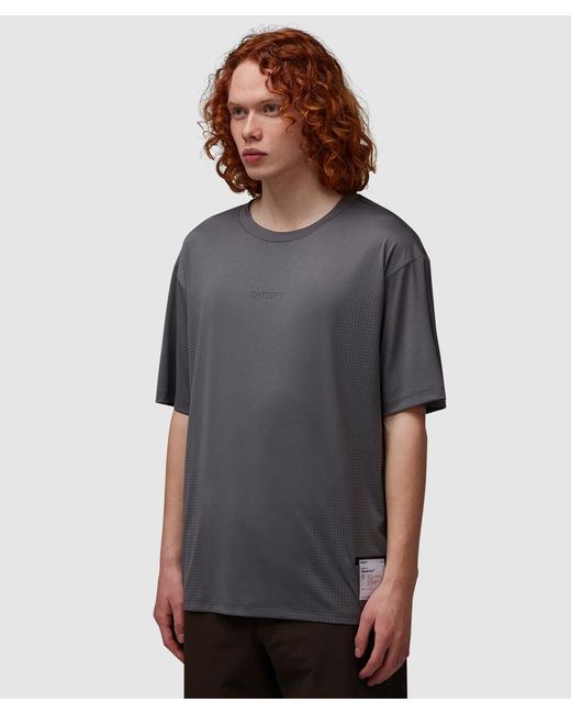 Satisfy Gray Auralite Air T-Shirt (Mineral Grafite