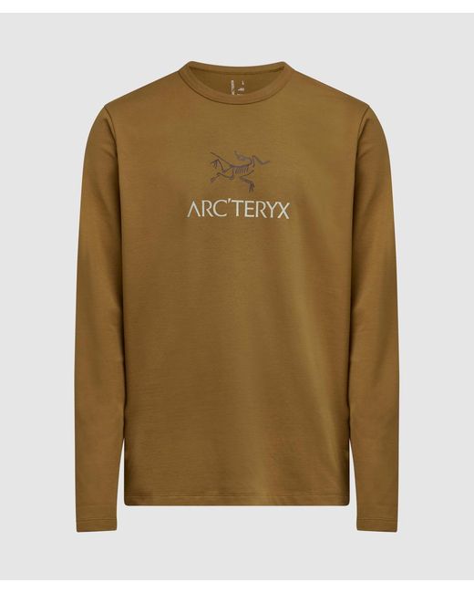Arc'teryx Brown Captive Arc'word Long Sleeve T-shirt for men