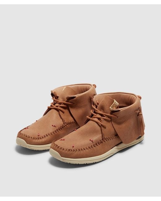 Visvim Brown Fbt Lhamo Folk Boot for men