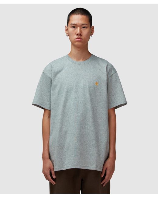 Carhartt Blue Chase T-Shirt Heather