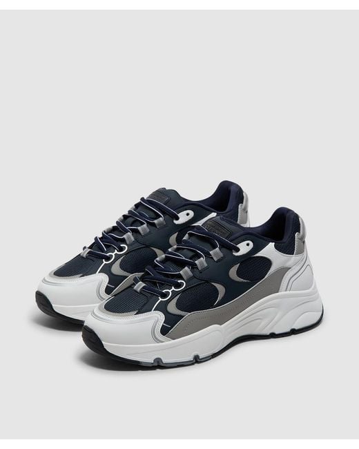 Cleens White Pulse Runner Sneaker (Midnight for men
