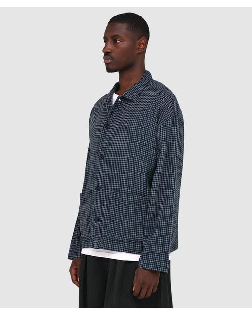 YMC Blue Pj Shirt for men