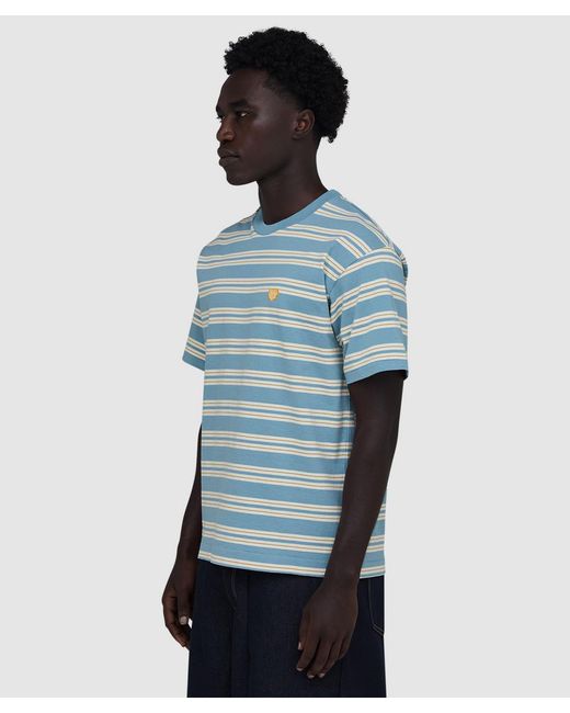 Human Made Blue Striped T-Shirt for men