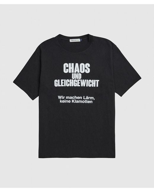 Undercover Black Chaos Und Gleichgewicht T-shirt for men