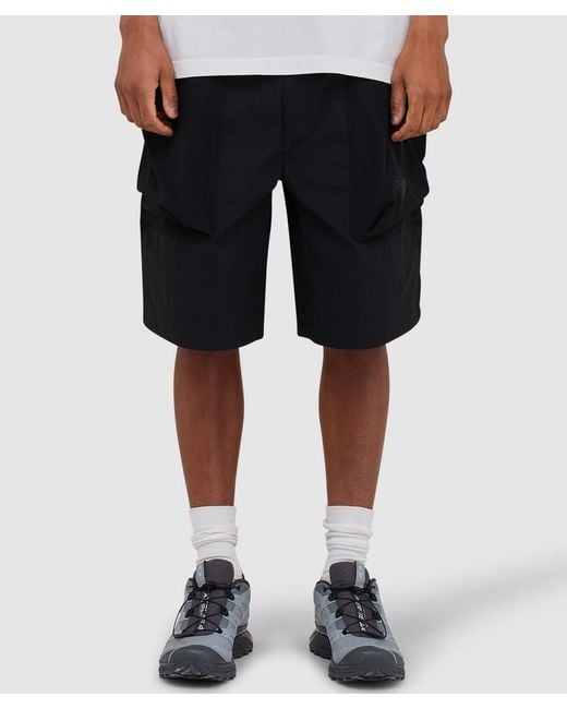 Purple Mountain Observatory Black Procyon Short for men