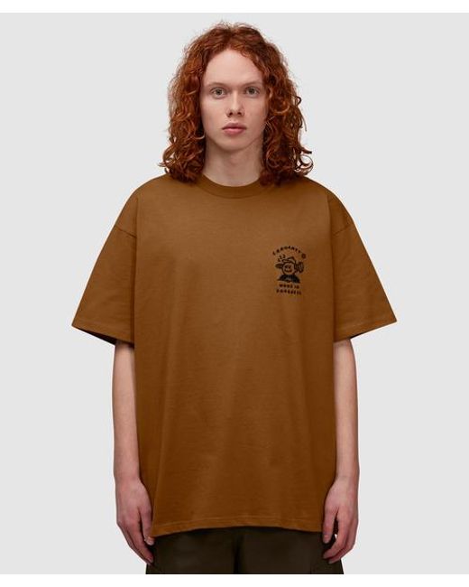 Carhartt Brown Icons T-shirt for men