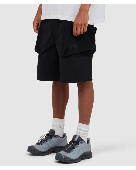 Purple Mountain Observatory Black Procyon Short for men