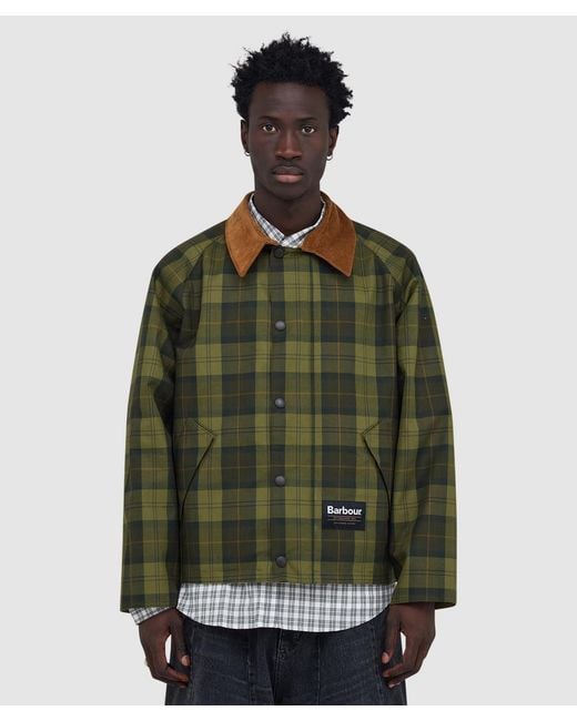 Barbour Natural Reversible Transporter Casual Jacket (Bleached for men