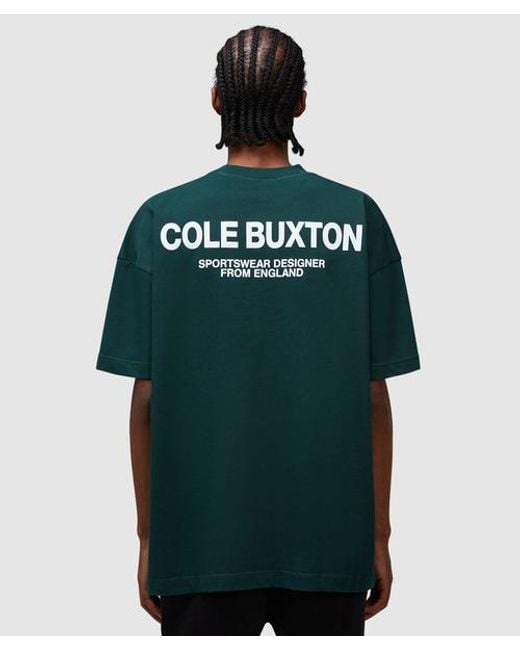 Cole Buxton Green Sportswear T-shirt for men