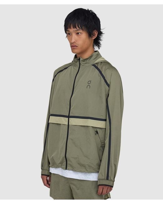 On Shoes Green Performance Volt Jacket (Safari for men