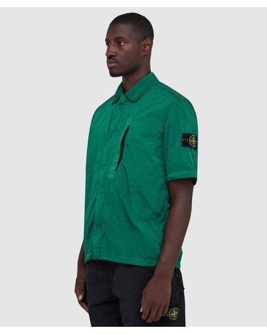 Stone Island Green Nylon Metal for men