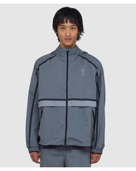 On Shoes Blue Performance Volt Jacket (Glacier for men
