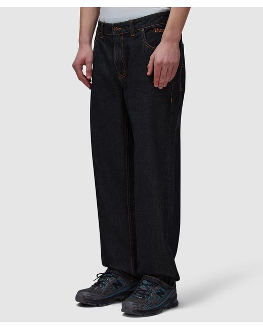 Dime Black Classic Relaxed Denim Pant for men