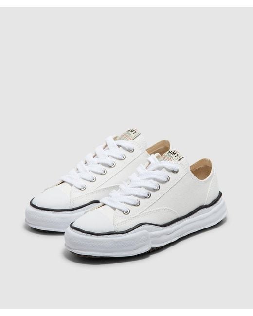 Maison Mihara Yasuhiro White Peterson Og Sole Low Canvas Sneaker