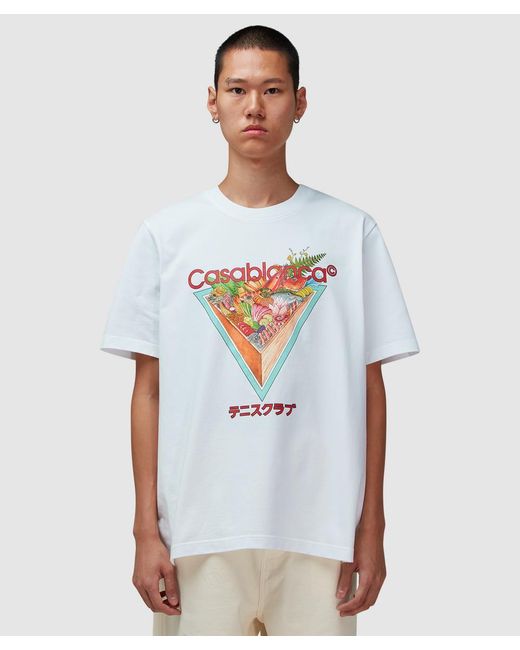 Casablanca White Tennis Club Icon T-Shirt