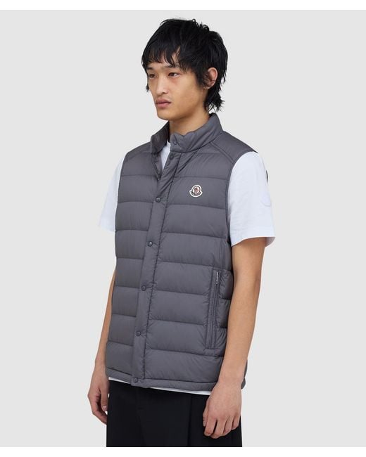 Moncler Blue Barthe Down Vest for men