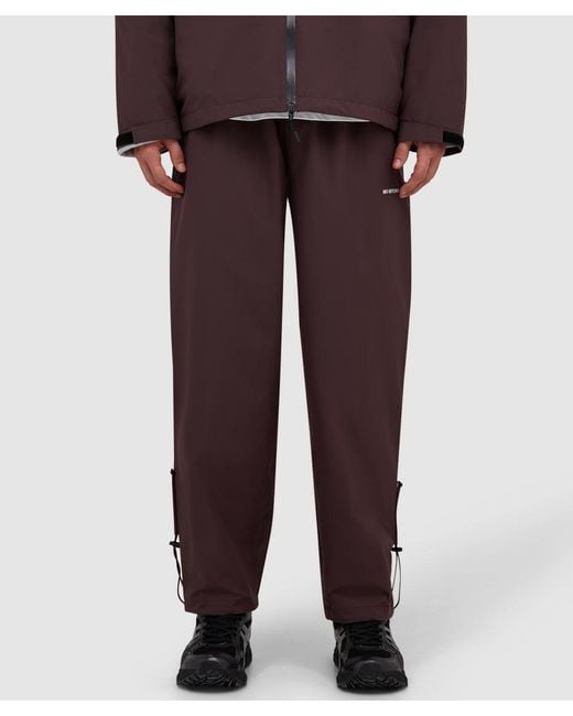 MKI Miyuki-Zoku Purple V3 Shell Track Pant (Raisin for men