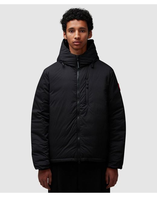 Canada Goose Blue Lodge Hooded Jacket ( Noir for men