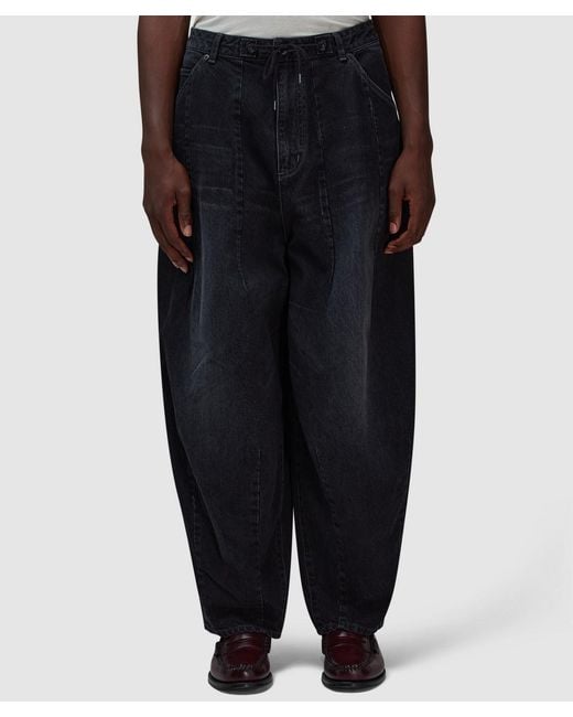 Needles Black H.D Denim Pant for men