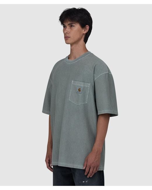 Carhartt Gray Loose Pocket T-Shirt (Shady for men